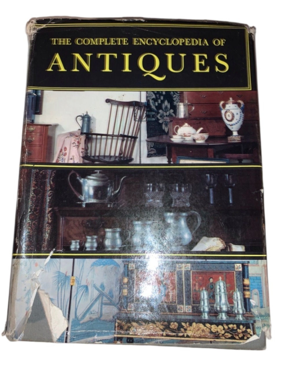 The Complete Encyclopedia of Antiques Coffee Table Book One Size Black